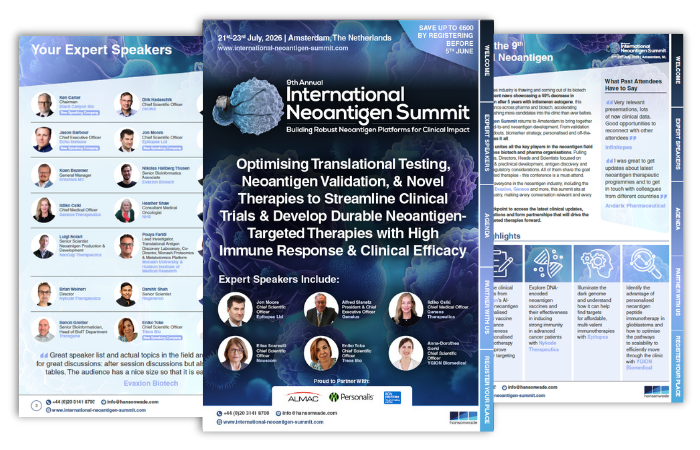 9th International Neoantigen Summit 2026 Event Guide